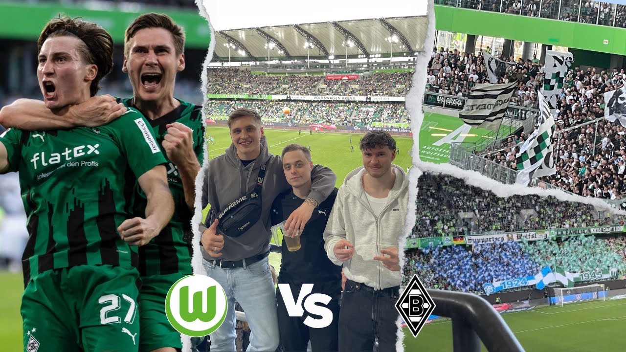 VFL Wolfsburg vs. Gladbach - Stadionvlog 🔥😱 | Wichtiger SIEG im ABSTIEGSKAMPF