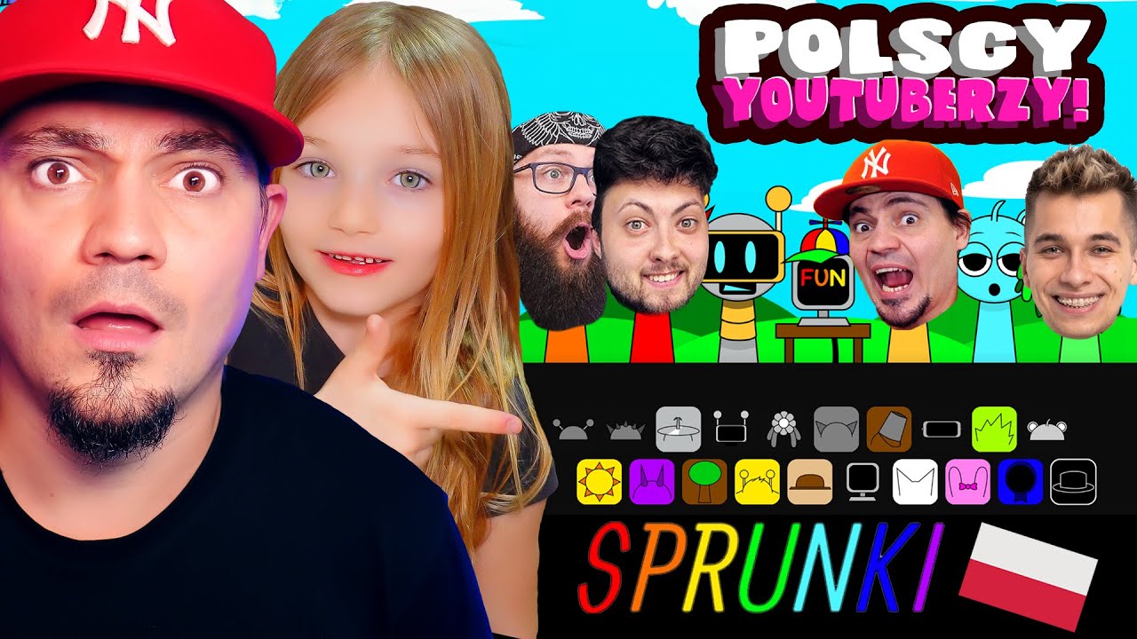 😁 Sprawdzamy SPRUNKI POLSCY YOUTUBERZY - NOWY MOD! | Sprunki Polscy YouTuberzy