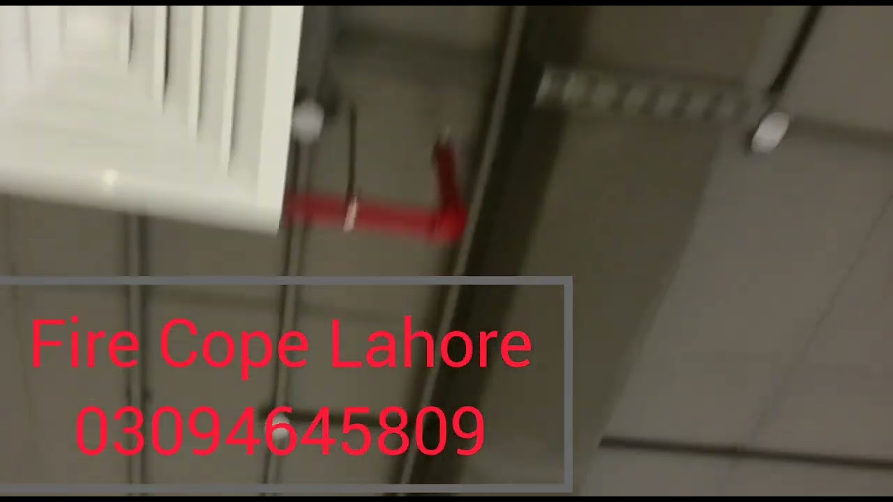 Fire alarm system installation in DHA 8 Building Business Hub
