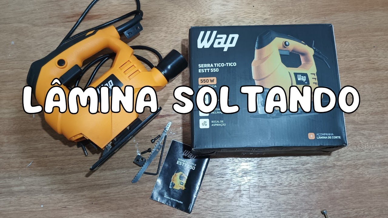 LÂMINA DA SERRA TICO TICO SOLTANDO