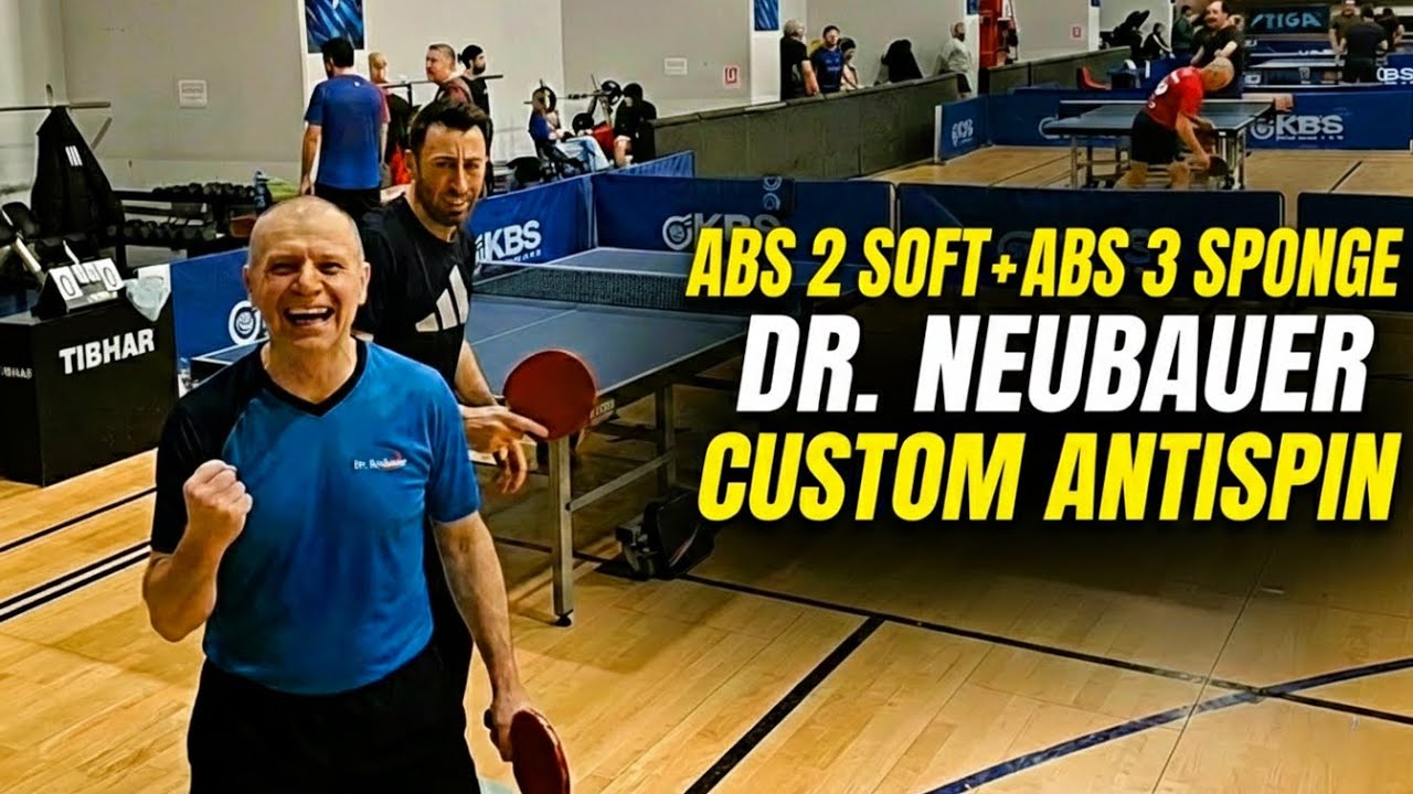 ABS 2 Soft + ABS 3 – Dr Neubauer Antispin Custom | Table Tennis Tournament Highlights