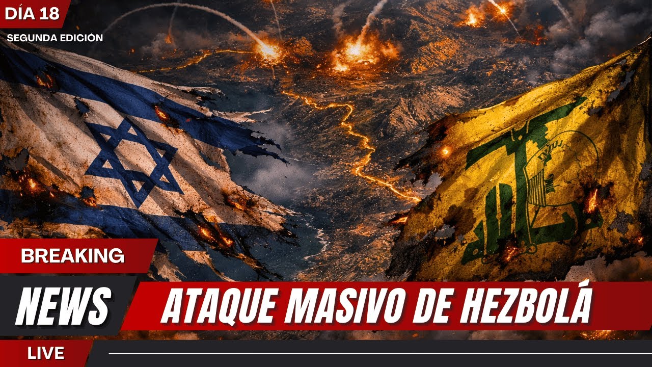 ¡EN DIRECTO! OFENSIVA DE HEZBOLÁ CONTRA EL NORTE DE ISRAEL