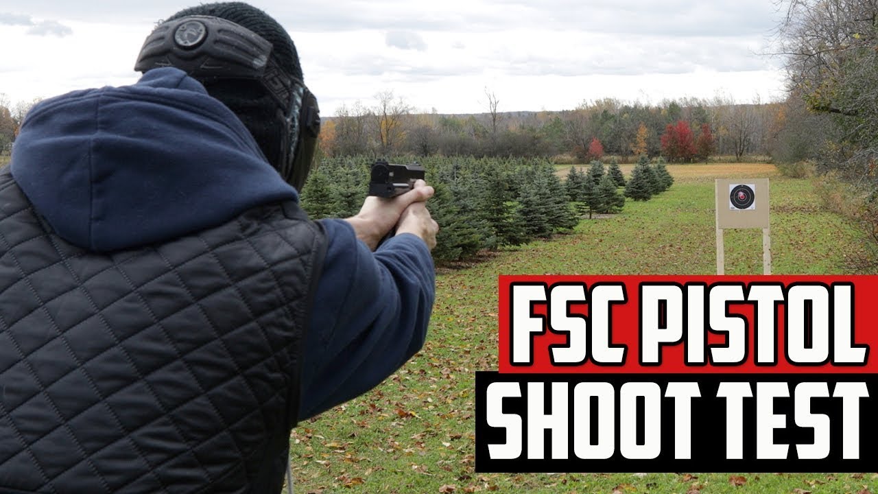 First Strike FSC Paintball Pistol First Test - 4K