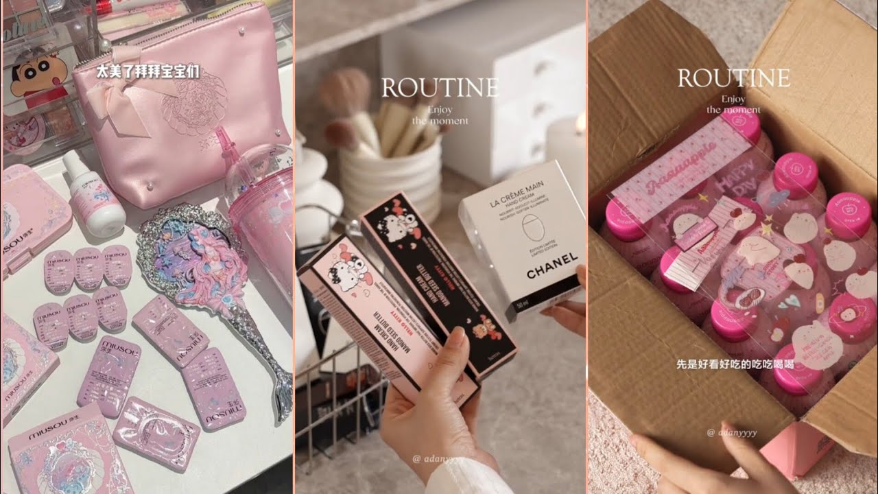 Satisfying random restock🩷🎀 || ASMR Unboxing🎀𓂃 ࣪˖
