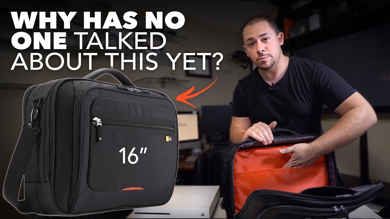 Case Logic 16-inch MacBook Pro laptop bag keeps my Retina safe next to Xbox One S