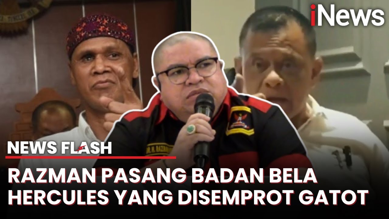 Keras! Bela Hercules, Razman Senggol Gatot Nurmantyo, Bawa Nama Prabowo-Gibran | News Flash