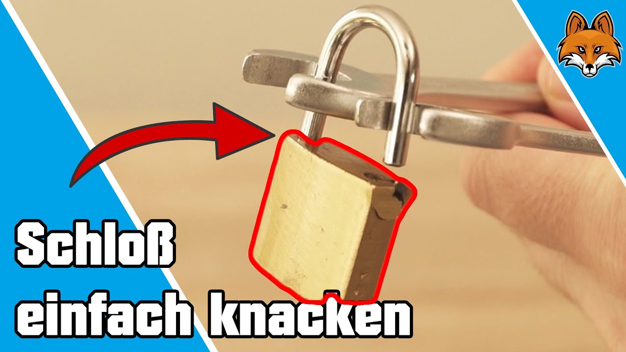 Schloß knacken in Sekunden - super einfach 🔐