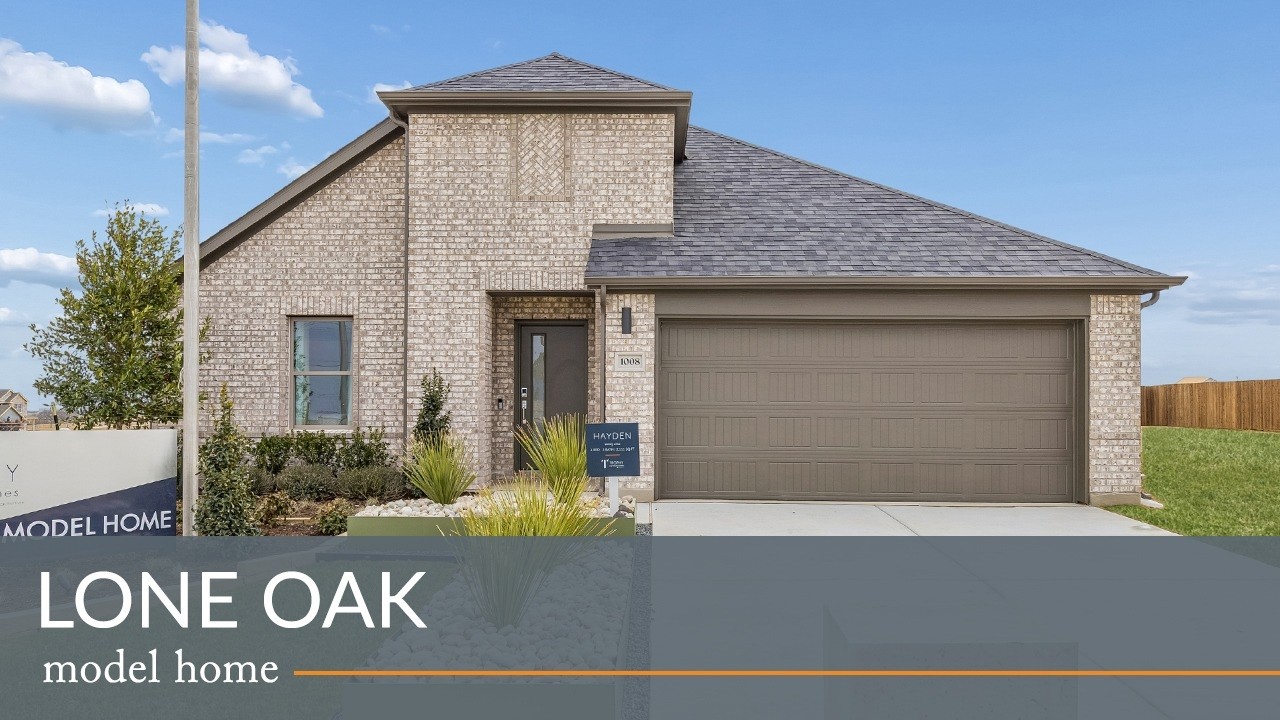 Lone Oak Model Home | Hayden Floor Plan | Alvarado, TX | Trophy Signature Homes