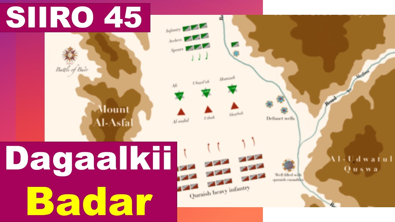 SIIRO 45 | Dagaalkii Badar Q.5aad | Khariirada Goobtii Badar oo lagu kulmay