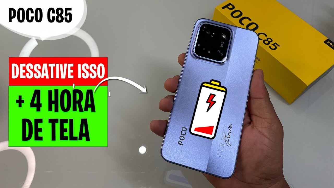 DESATIVE O VILÃO DA BATERIA DO Xioami POCO C85 ANTES SEJA TARDE