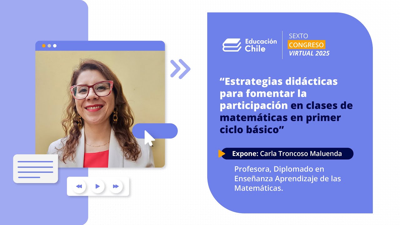 Ponencia: Estrategias didácticas para fomentar la participación en clases de matemáticas.