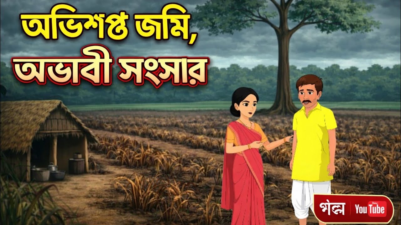 অভিশপ্ত জমি, অভাবী সংসার। bangla cartoon video