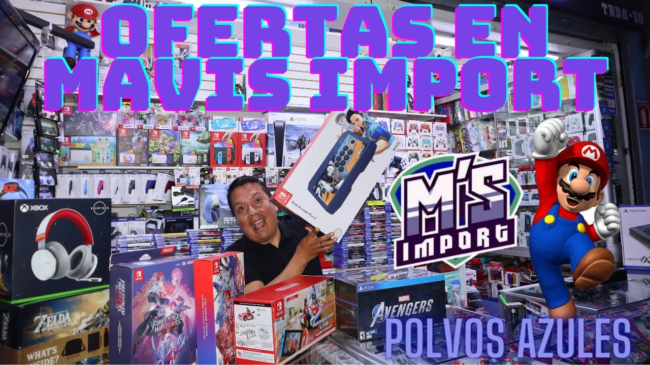 GRANDES OFERTAS EN MAVIS IMPORT POLVOS AZULES, FULL ACCESORIOS, CONSOLAS AL POR MAYOR, VIDEOJUEGOS
