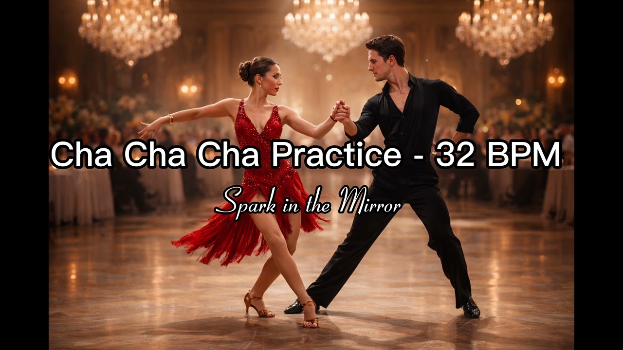 🔥 Spark in the Mirror – Cha Cha Cha Practice | 32 BPM