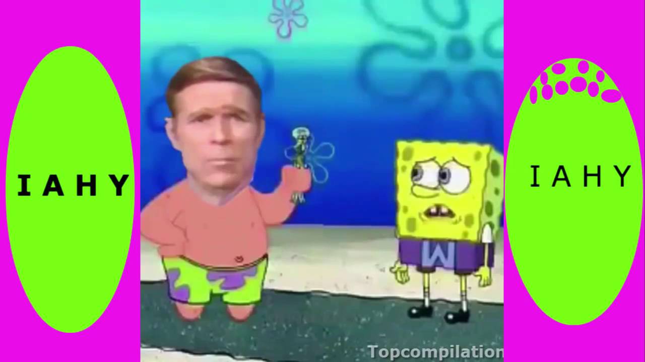 SpongeBob Vine compilation   Bad Lip Reading Vines august 2016