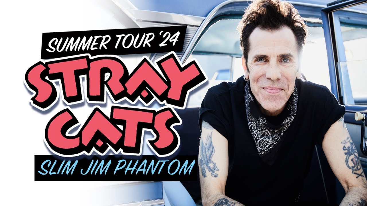 On The Road with Slim Jim Phantom - Stray Cats Summer Tour '24
