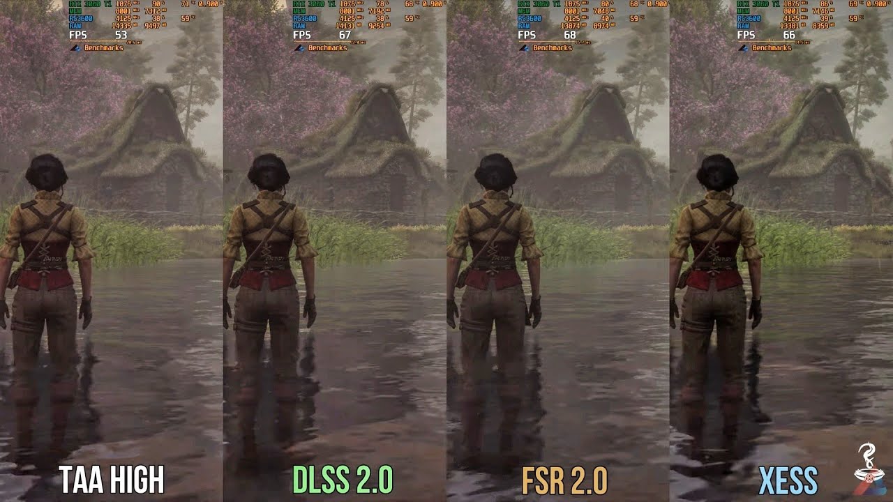 DLSS Vs FSR Vs XeSS - Hogwart Legacy - RTX 3060 Ti + Ryzen 5 3600