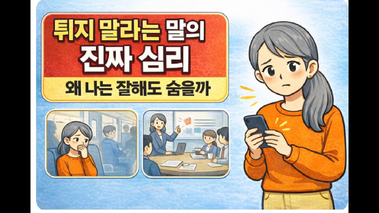 튀지 말라는 말의 진짜 심리, 왜 나는 잘해도 숨을까, 눈치 문화가 만든 불안 회로, 튀면 위험하다고 느끼는 이유, 왜 나는 항상 한 발 물러설까, 존재를 숨기는 습관의 정체