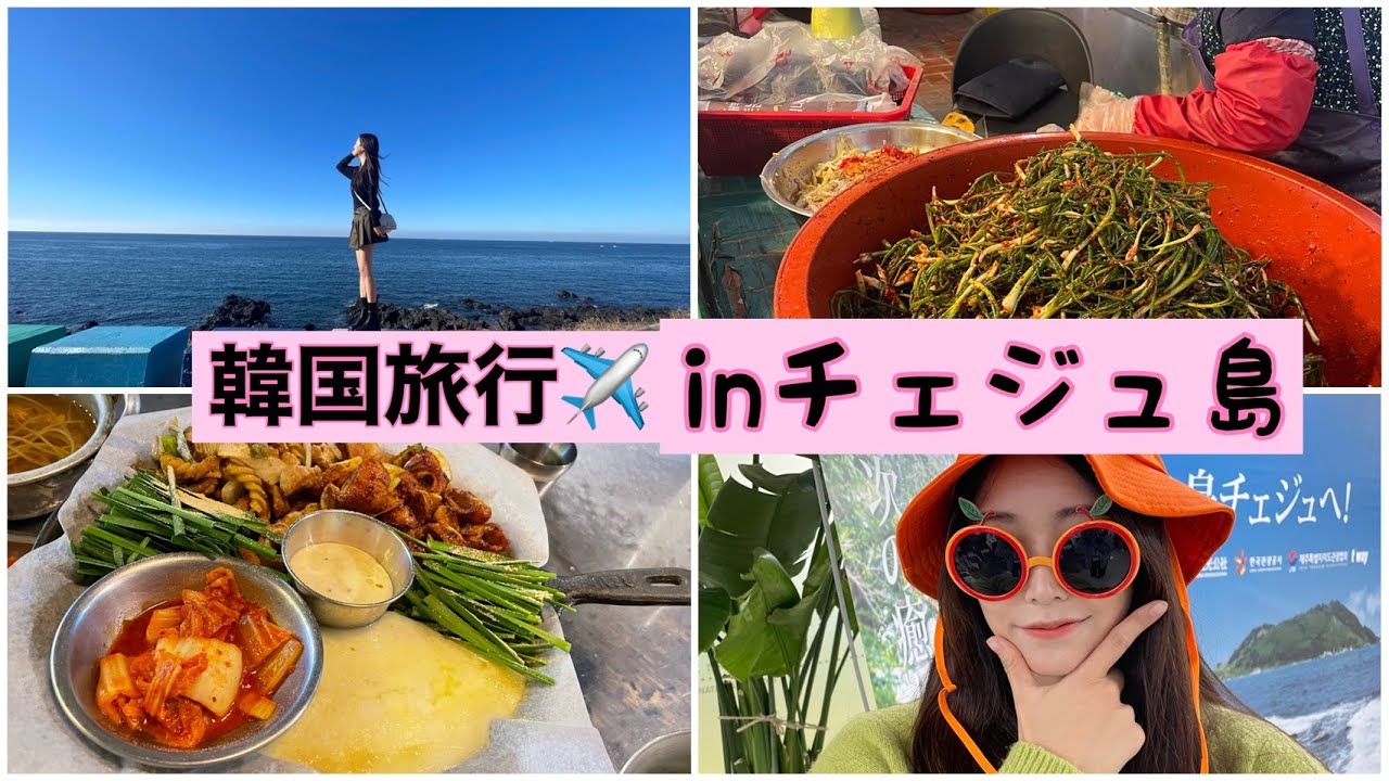【Vlog】チェジュ島が最高過ぎた。食べ過ぎ買い過ぎwwwww