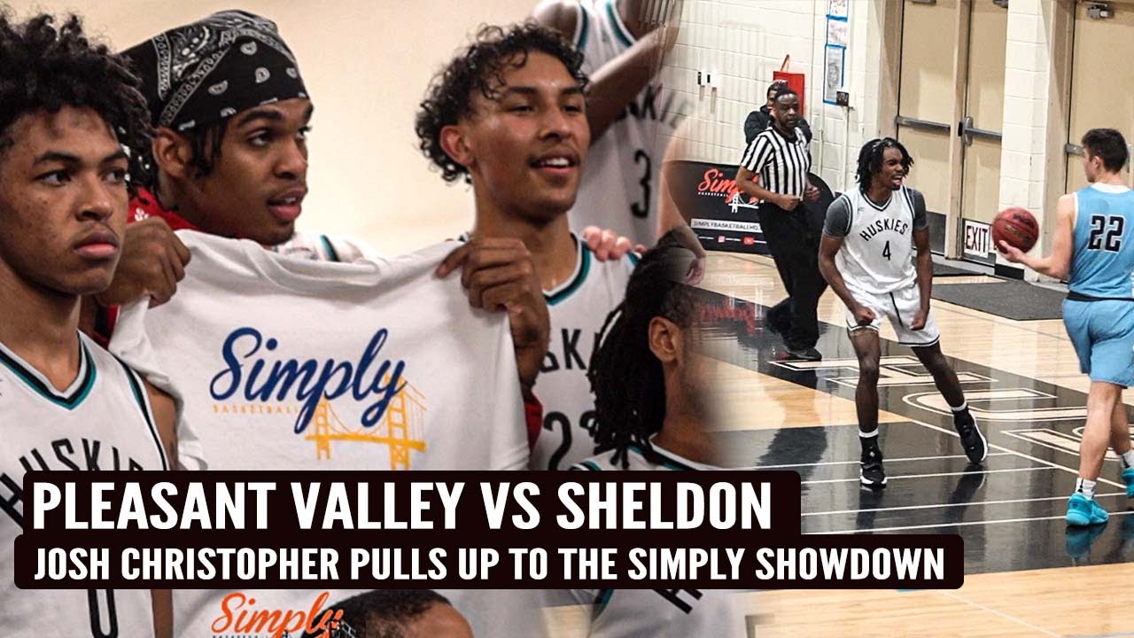 Sheldon vs Pleasant Valley | Simply Showdown Main Event Sac vs Chico | NBA Josh Christopher Pulls up