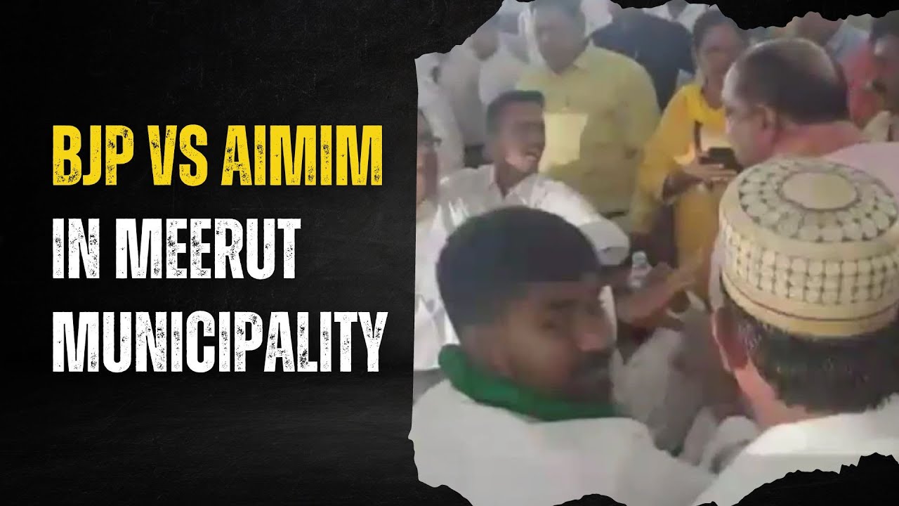 Shocking Showdown in Meerut: Clash erupts between BJP and AIMIM councilors at Municipal Corporation