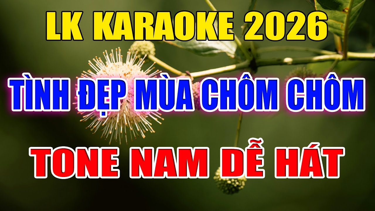 Liên Khúc Bolero Tone Nam Dễ Hát Karaoke Tình Đẹp Mùa Chôm Chôm Karaoke Đức Duy - Beat 2026