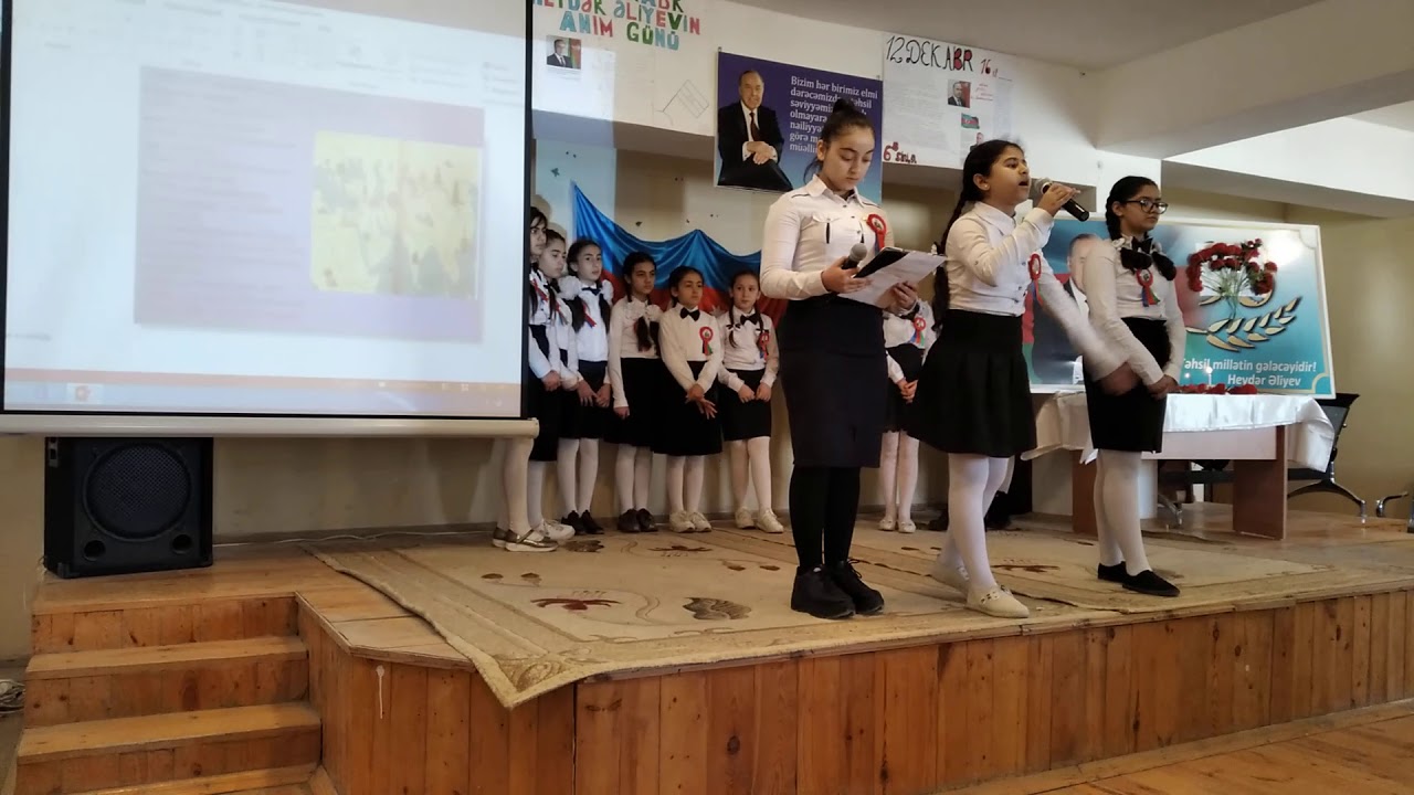 320 nömrəli məktəbdə Heydər Əliyevin anım günü tədbiri