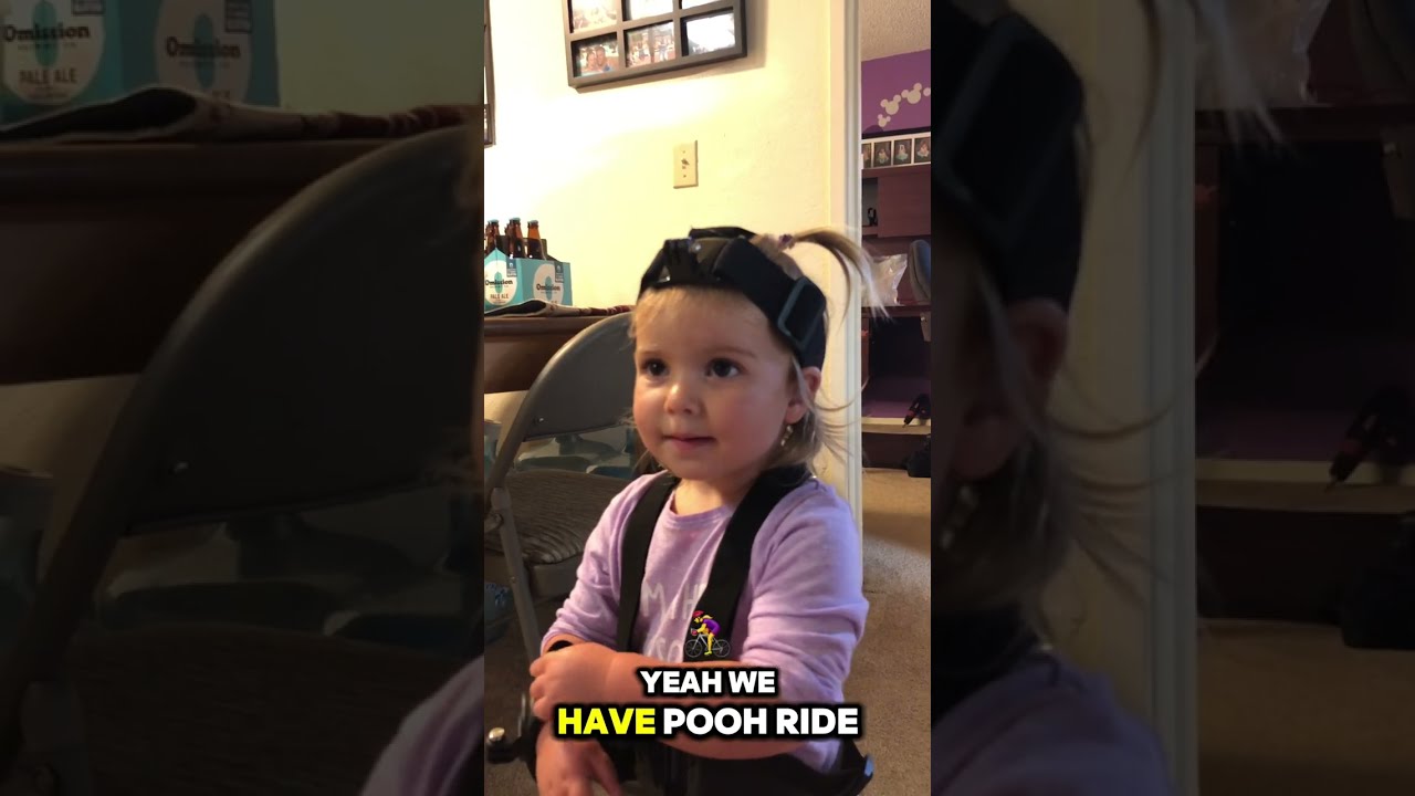 2 year old knows her Disneyland RIDES!