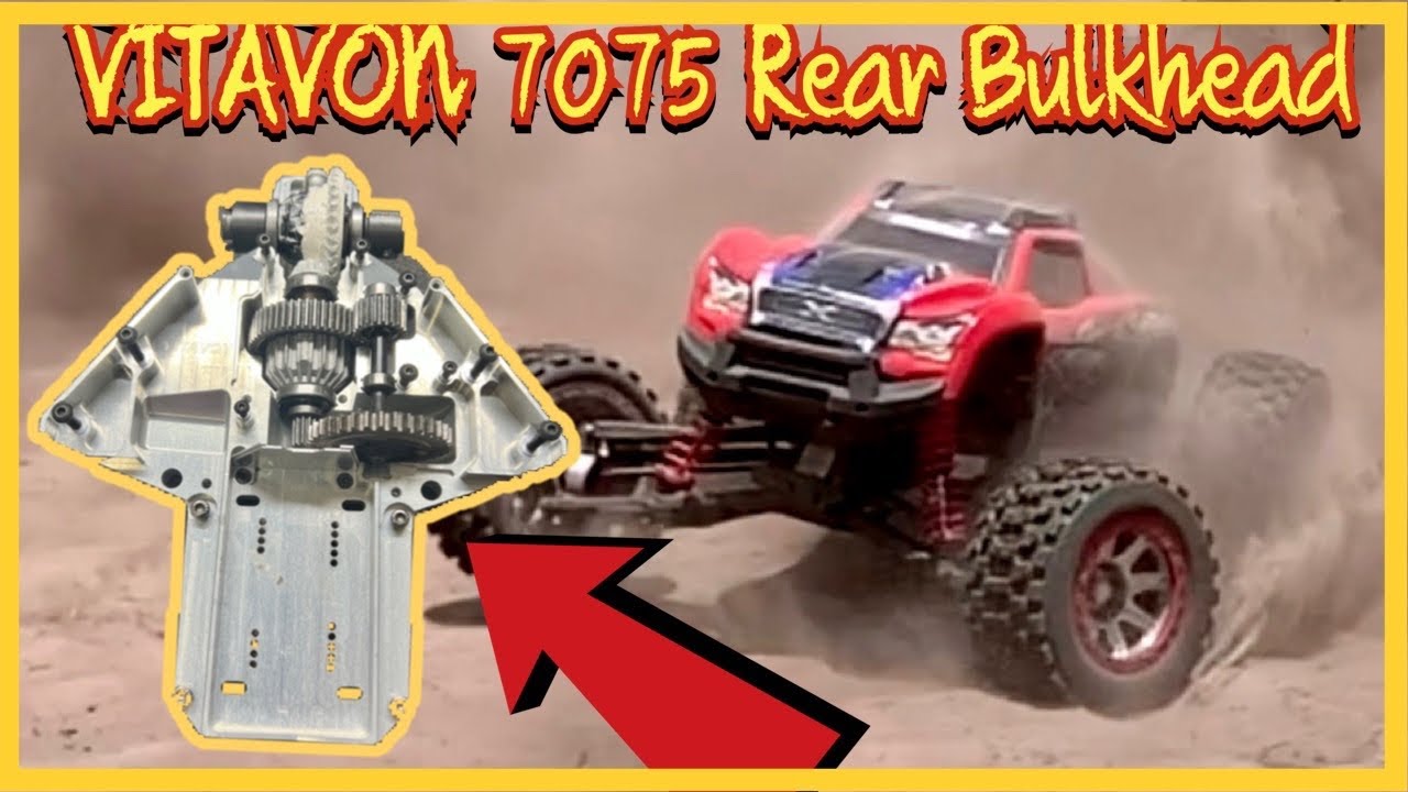 Xmaxx 7075 Vitavon Rear Bulkhead is AMAZING!!