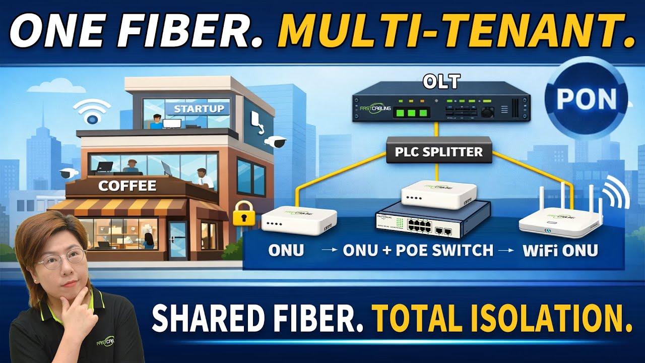 One Fiber, Total Isolation: Build a PON Network for Multi-Tenant Buildings