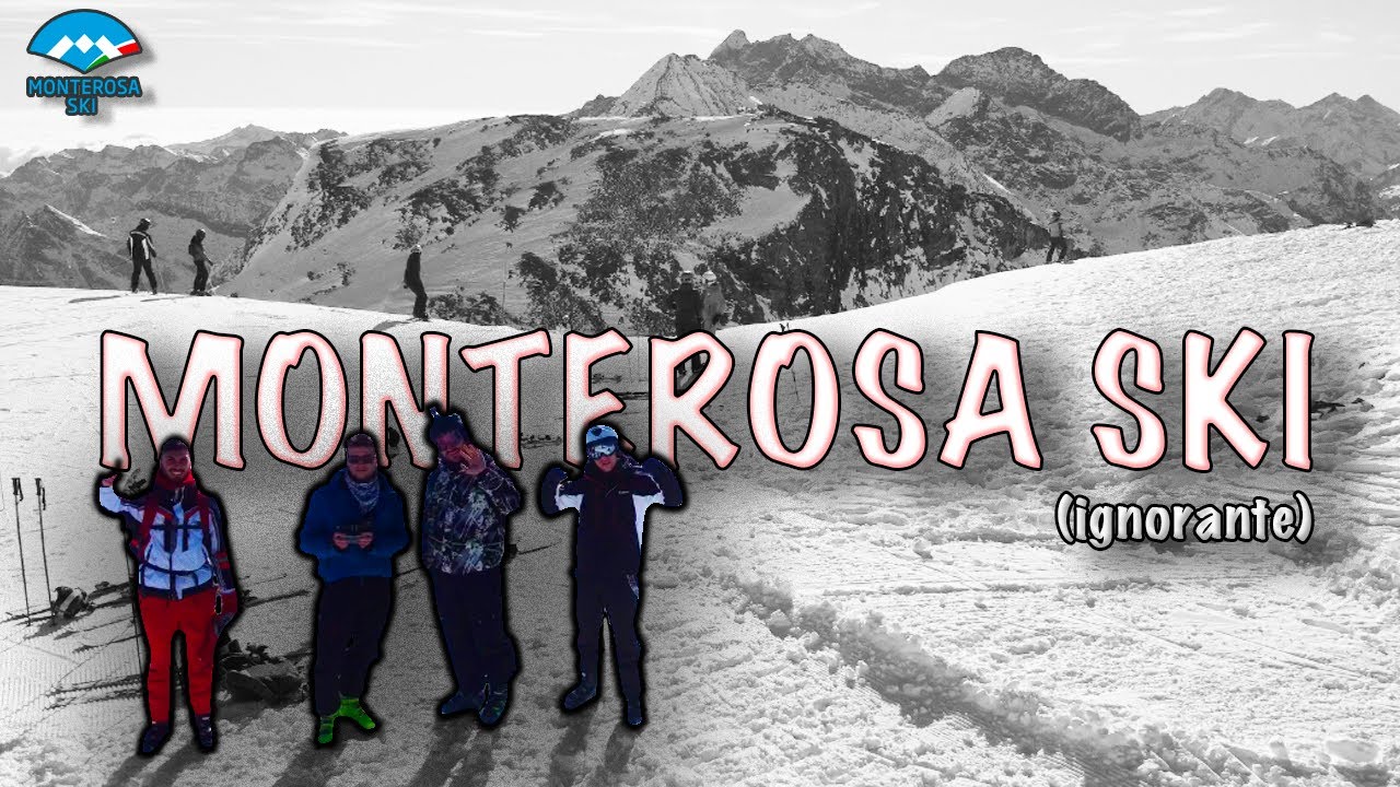 UNA GIORNATA TRA MASCHI SUGLI SCI ⛷️ | Monterosa Ski