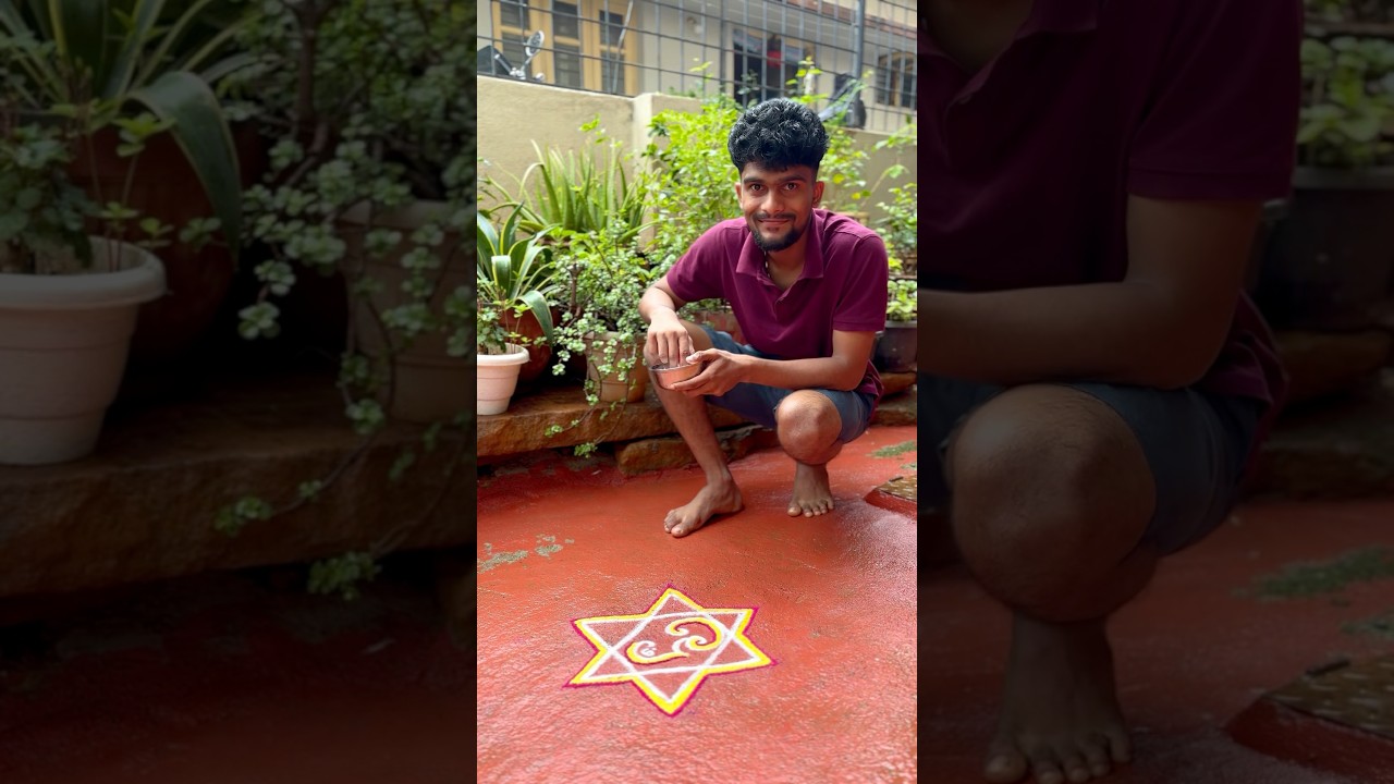 Muruga 🦚🔆 #rangoli #kolam #muggulu