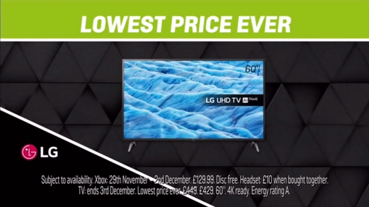 Argos Black Friday Deals Games TVs Lego Advert 2019￼￼