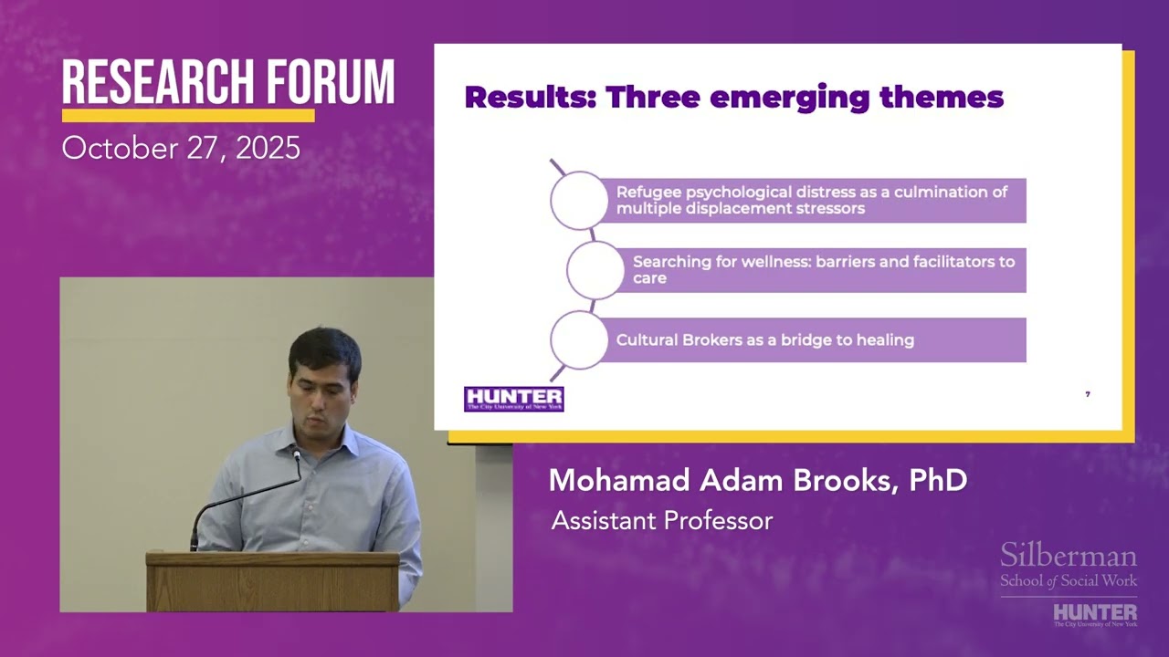 Research Forum Presentation - Mohamad Adams Brooks, PhD