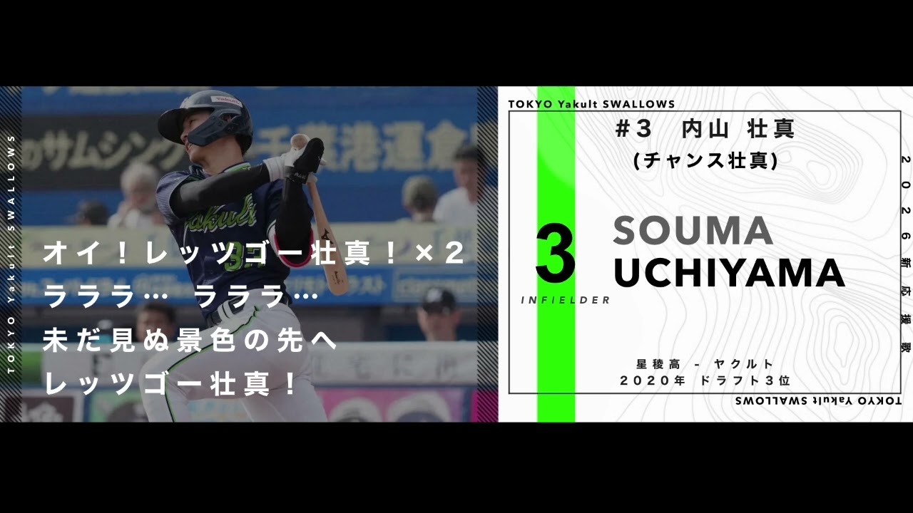 東京ヤクルトスワローズ  チャンス壮真(内山壮真チャンス時) 【2026新応援歌】