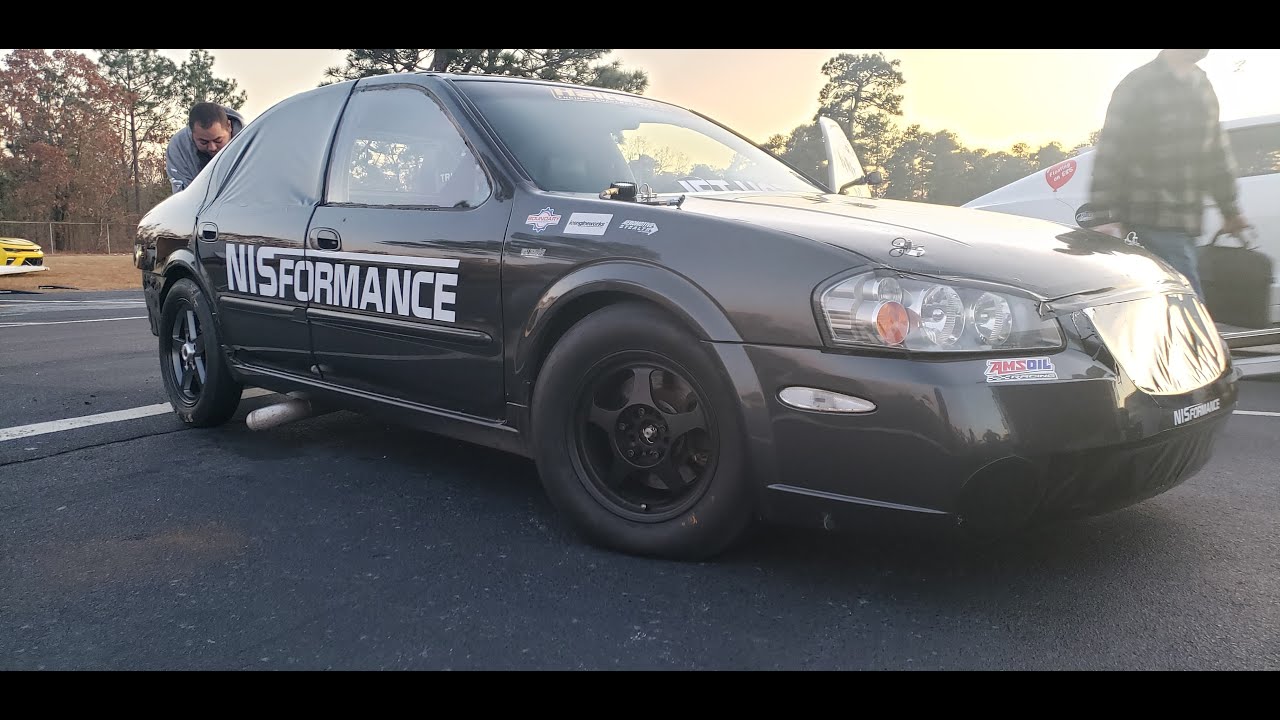 NISformance first all motor Nissan VQ in the 10s  world record 12/7/2019 drag car Nissan Maxima