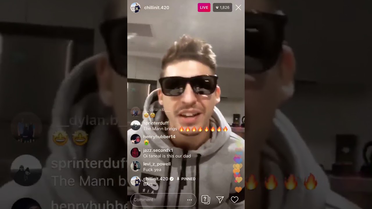 Chillinit & Huskii DRILL Freestyle - insta Live