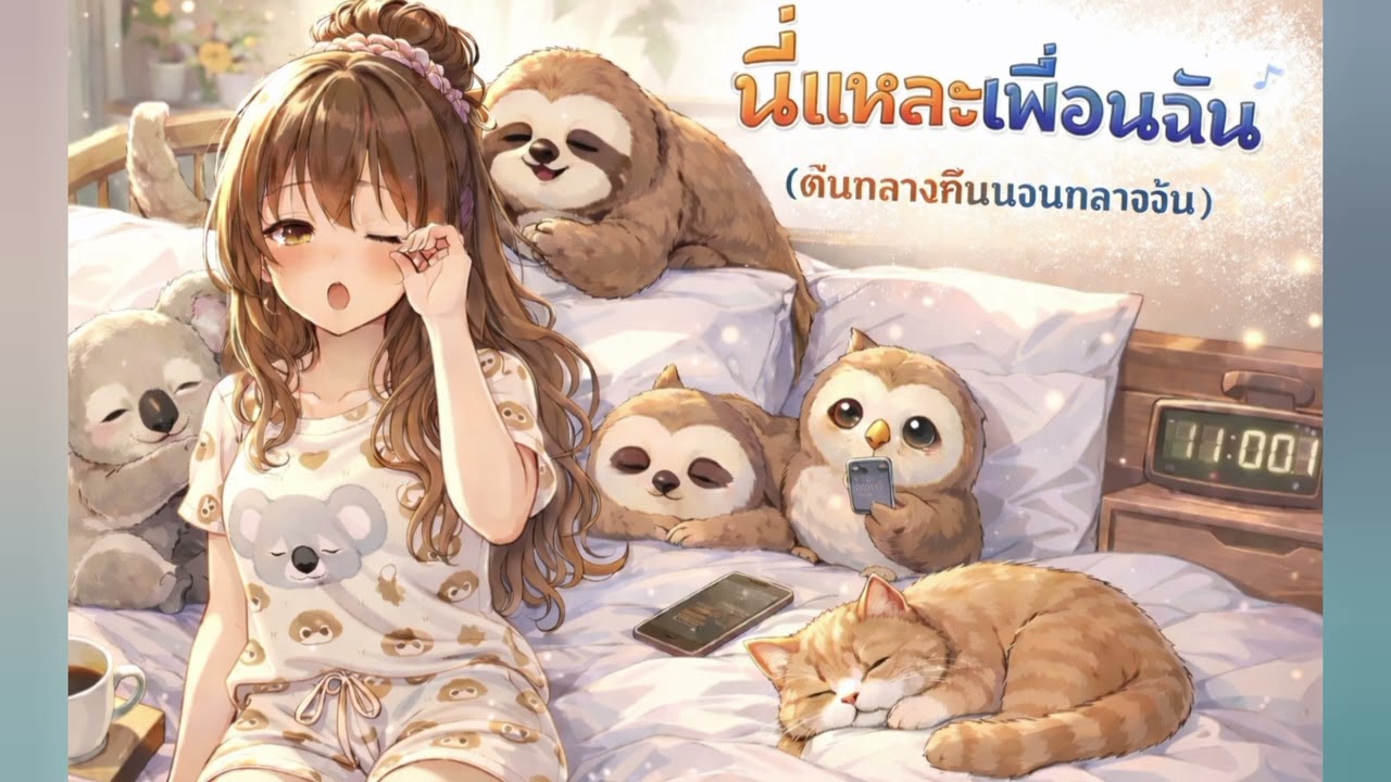 นี่แหล่ะเพื่อนฉัน(ตื่นกลางคืนนอนกลางวัน)#13Ann #เพลง 