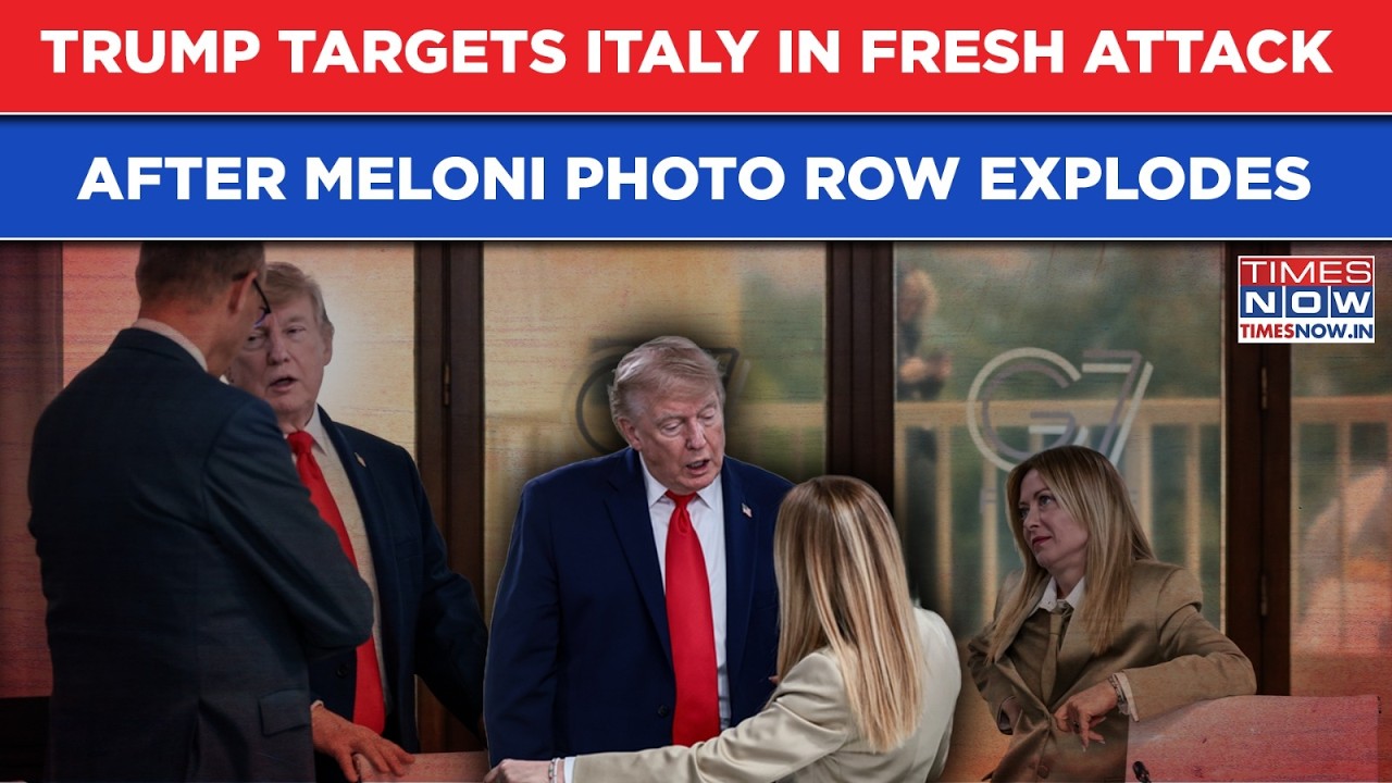 After Trump Meloni Photo Row Explodes, US President Now Targets Italy In Fresh Attacks Over Iran War