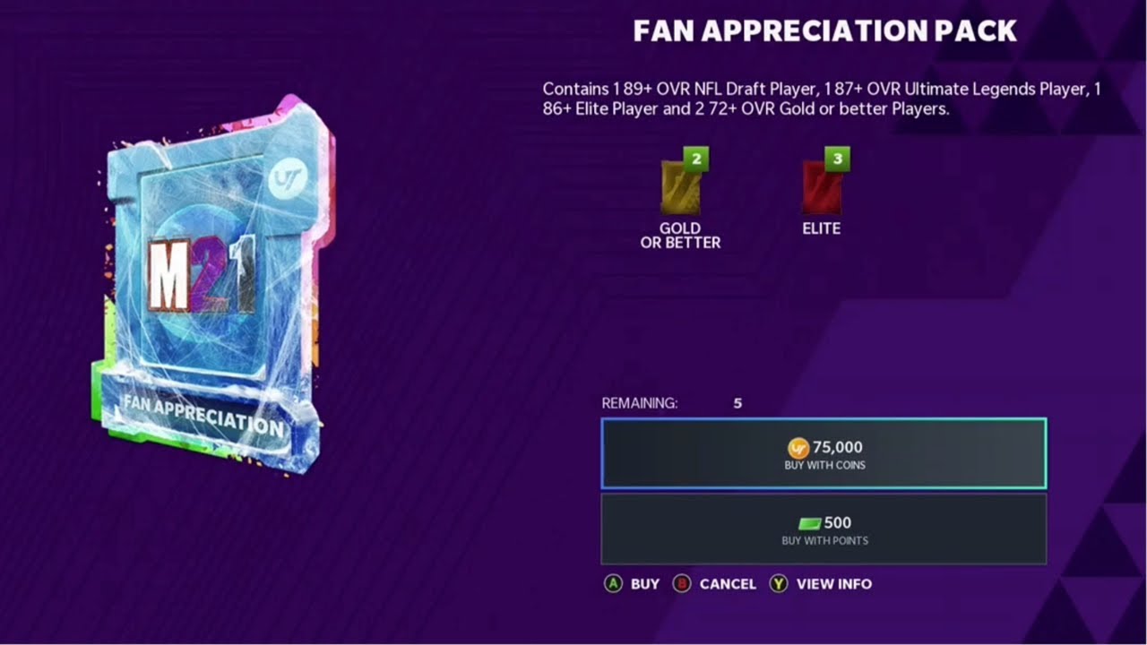 Fan Appreciation Pack Opening! Do I Feel Appreciated? -Madden21UltimateTeam