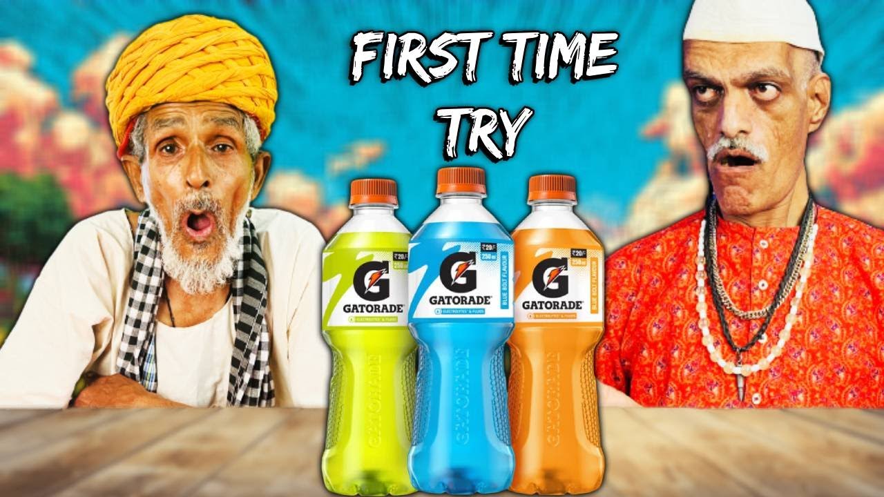 Villagers Tries Gatorade for the First Time | Lemon, Bolt & Orange Flavors!