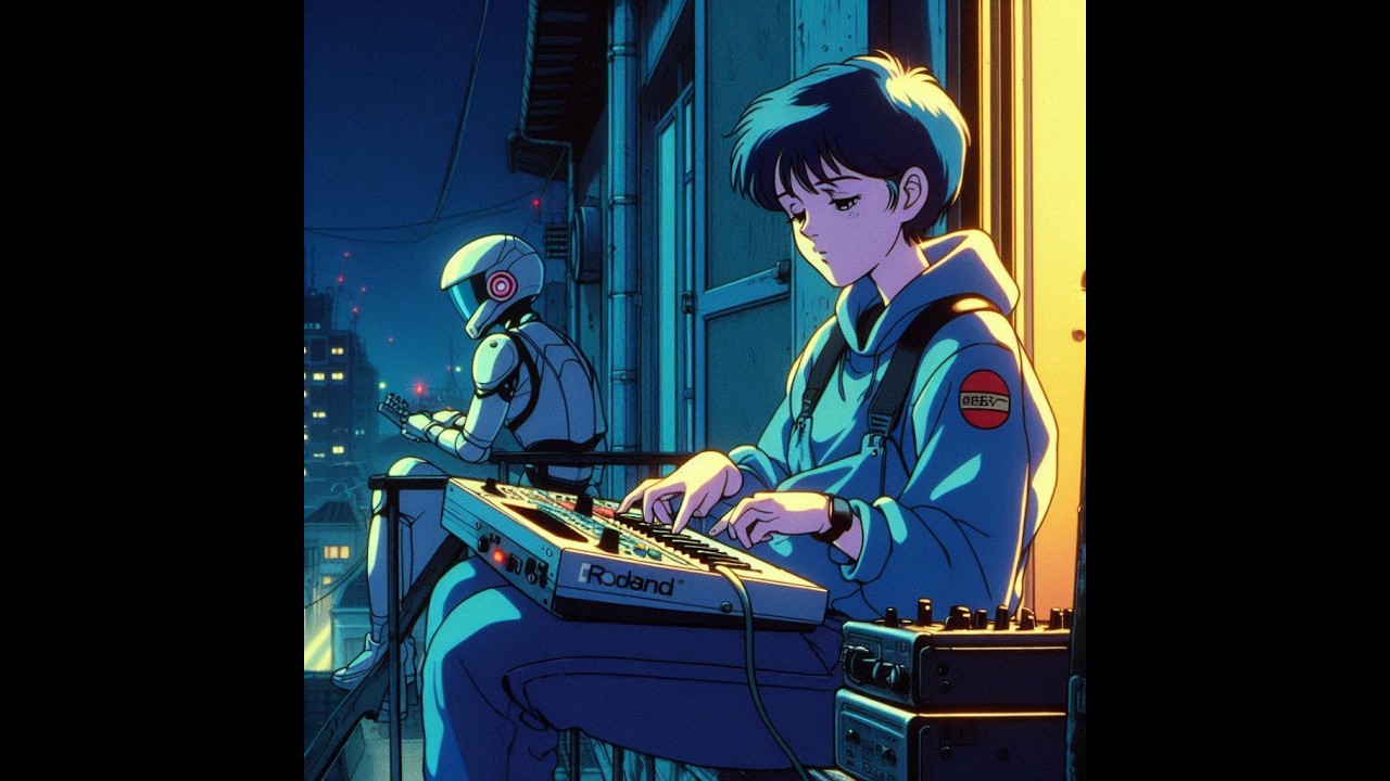 楽園 / RAKUEN  - Tokyo Techno Girl [80s Style Chill Techno / 1 Hour Loop]