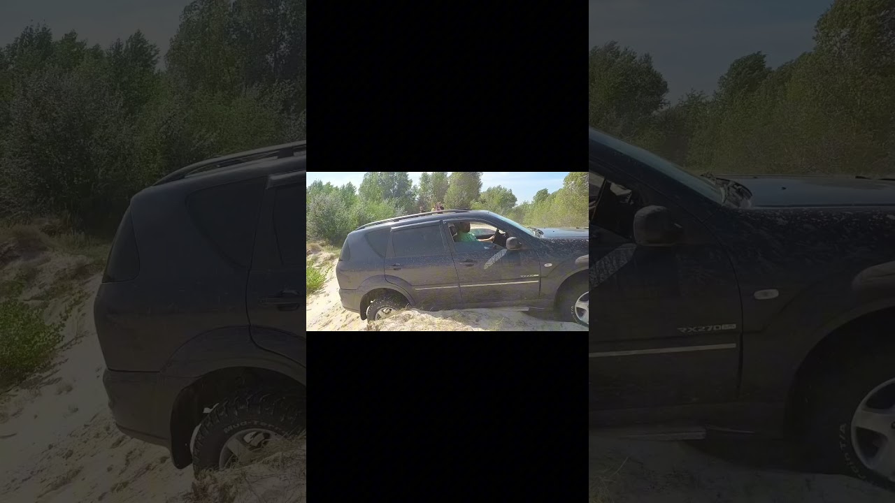 SsangYong Rexton и Нива #нива #rexton #offroad #car #4x4