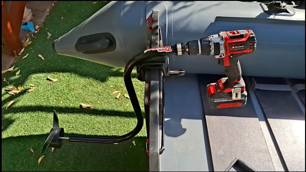 Hand Crank Boat Propeller | Simple DIY Outboard Idea for Fishing