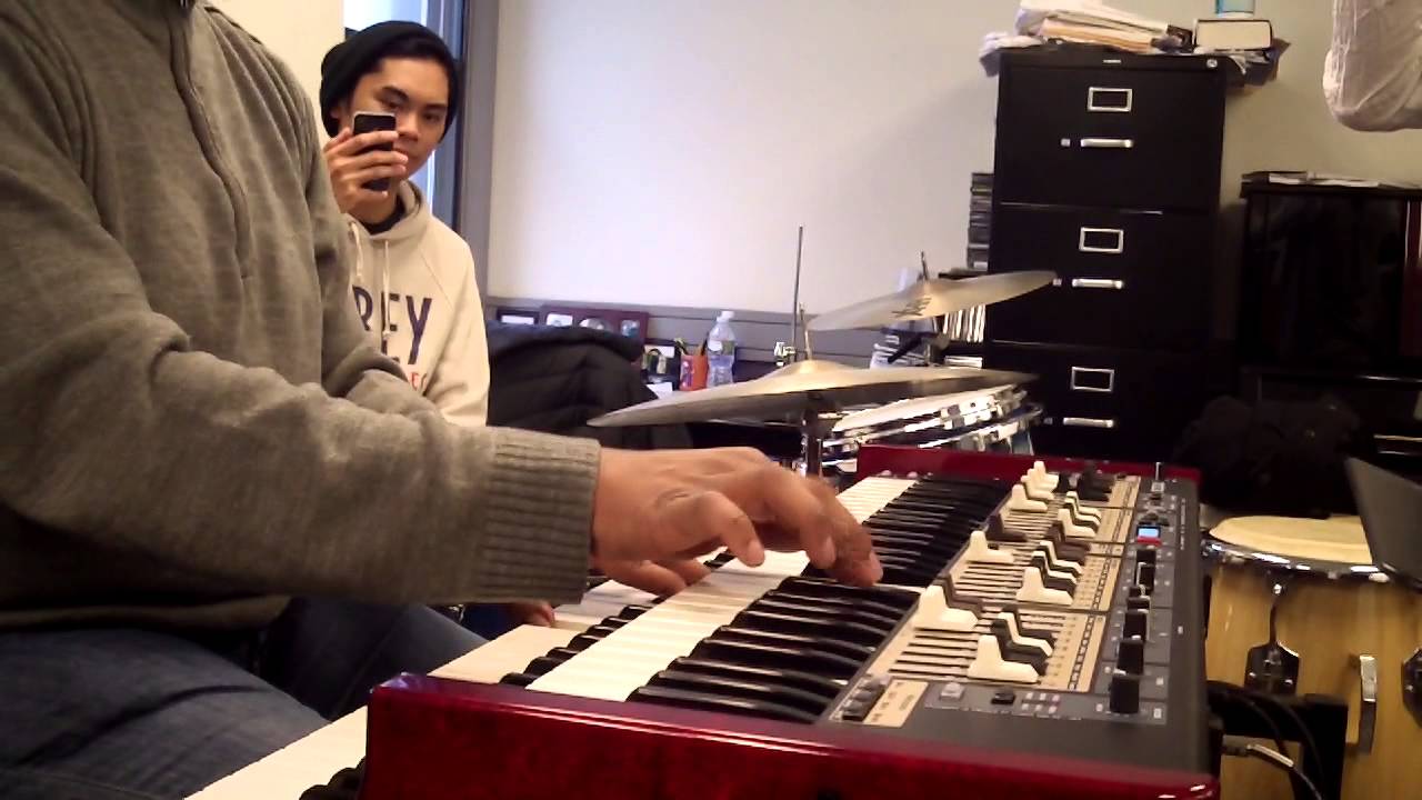 Dennis Montgomery on Nord C2D the first time!
