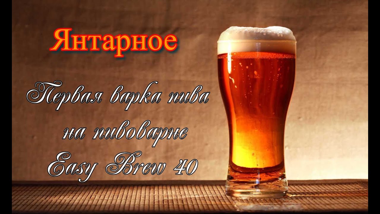 Варим  пиво на пивоварне Easy Brew 40