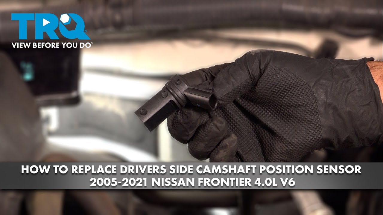 Как заменить датчик положения распредвала со стороны водителя на Nissan Frontier 4.0L V6 2005-202...