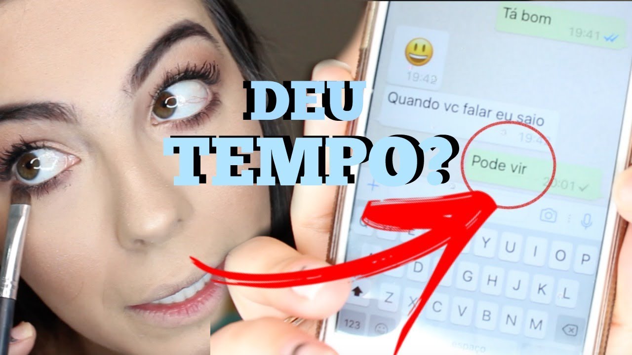 TENTEI ficar pronta ANTES do BOY chegar!!!