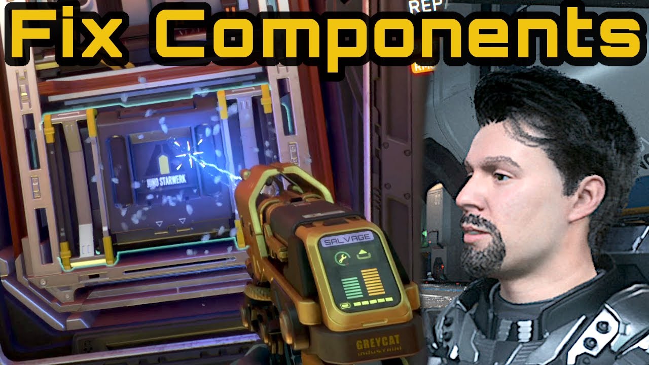 Star Citizen - How to Repair Ship Components (New Player's Guide)