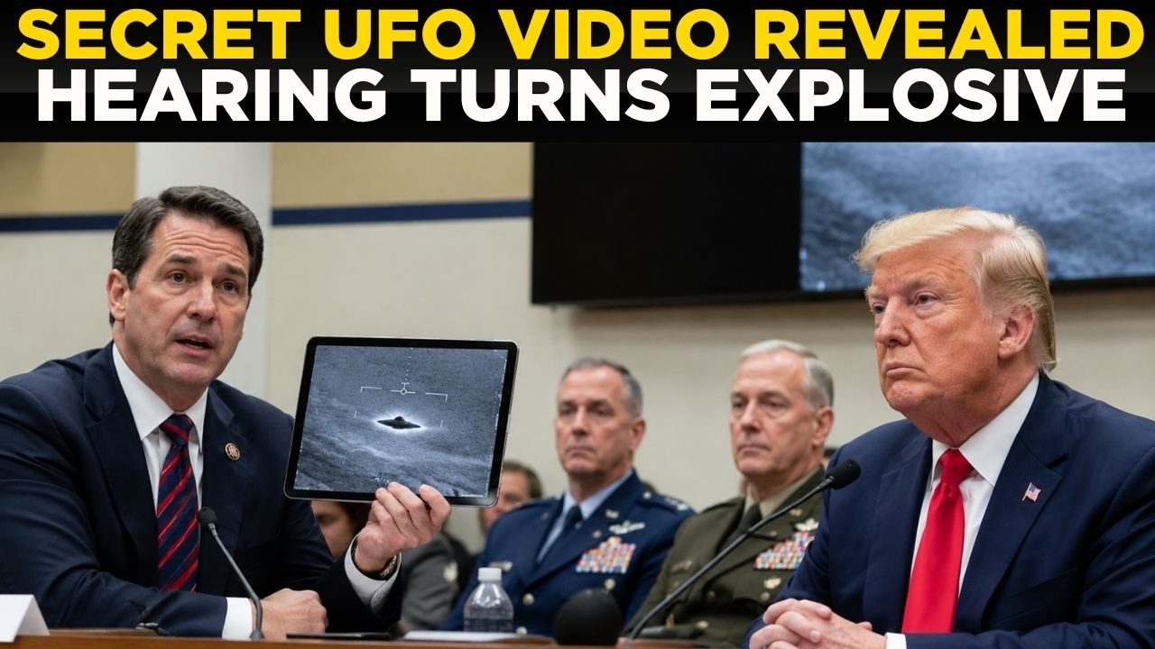 US NEWS LIVE: Lawmaker Drops Secret UFO Footage, Hearing Takes Dramatic Turn | UFO HEARING LIVE